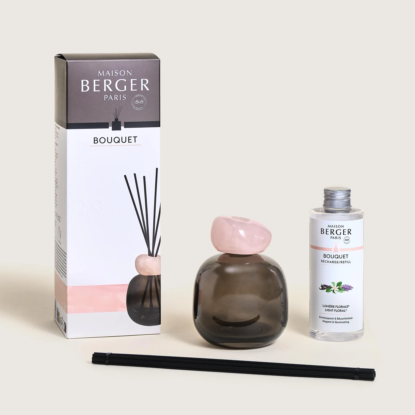 7887 - Doftpinnar Mineral Svart/Rose giftset Light Floral - Bild 2